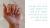 The Hottest 2025 Nail Trends You Can Do At Home: Say Hello to Cat Eye and Glazed Donut Nails