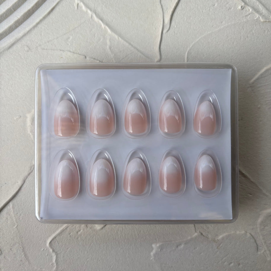 Temptation: French Ombre (for short nail beds or nail biters)