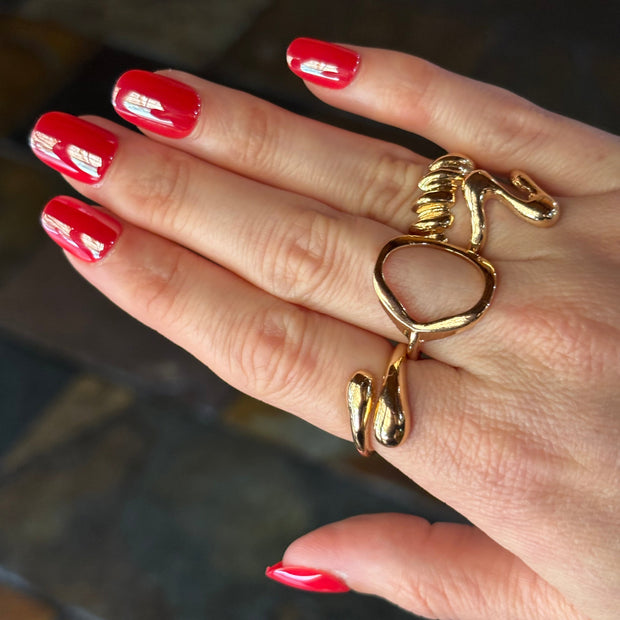 Red Obsession (for short nail beds or nail biters)