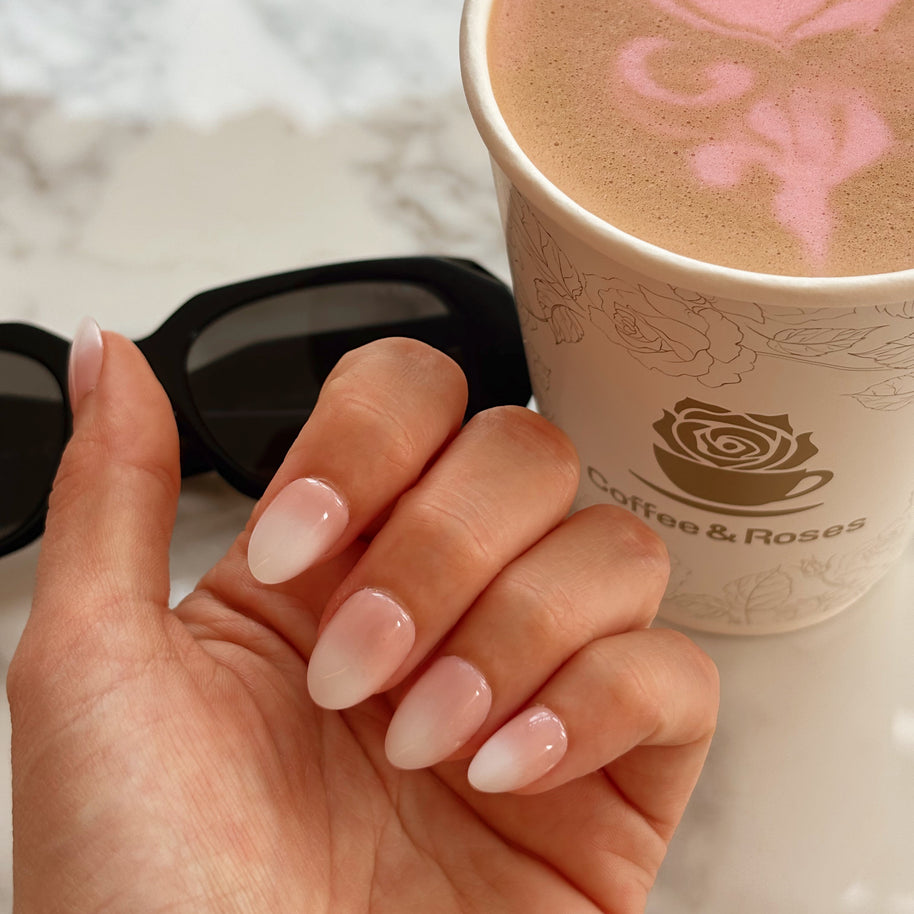 Temptation: French Ombre (for short nail beds or nail biters)
