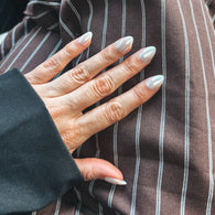Heartbreaker: Champagne Chrome (for short nail beds or nail biters)
