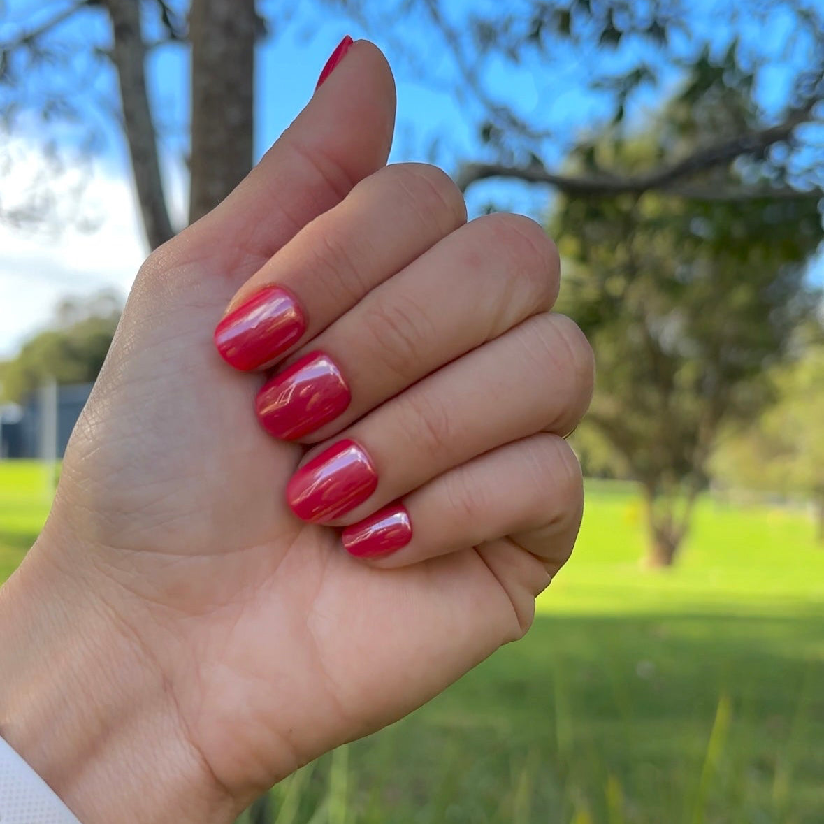 Red Obsession (for short nail beds or nail biters)