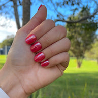 Red Obsession (for short nail beds or nail biters)