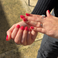 Red Obsession (for short nail beds or nail biters)