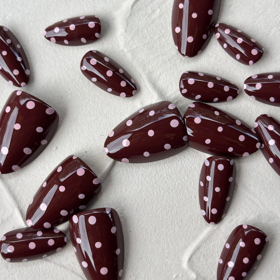 The Secret: Brown Polka Dots