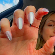 Pink Goddess: Cat Eye (Luxury Medium Almond)