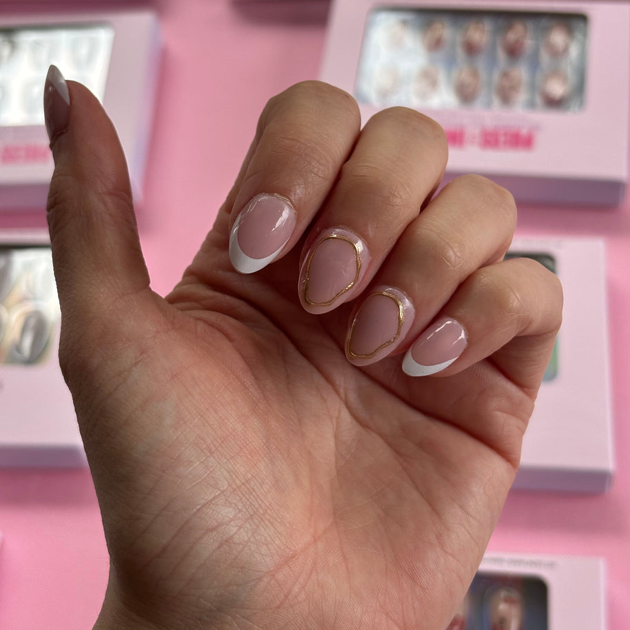 Golden Obsession (for short nail beds or nail biters)