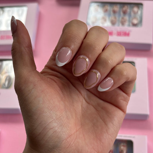 Golden Obsession (for short nail beds or nail biters)
