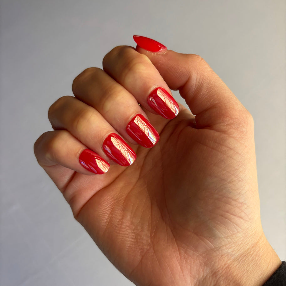 Red Obsession (for short nail beds or nail biters)